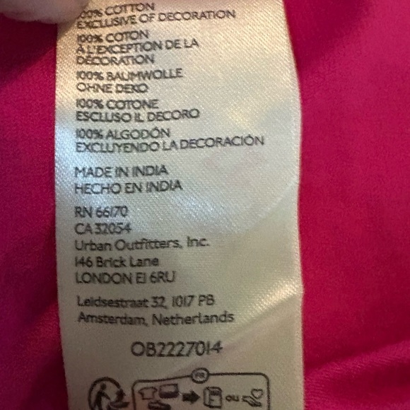 Anthropologie NWT Cotton V-Neck Flutter-Sleeve Babydoll Top - Picture 8 of 9